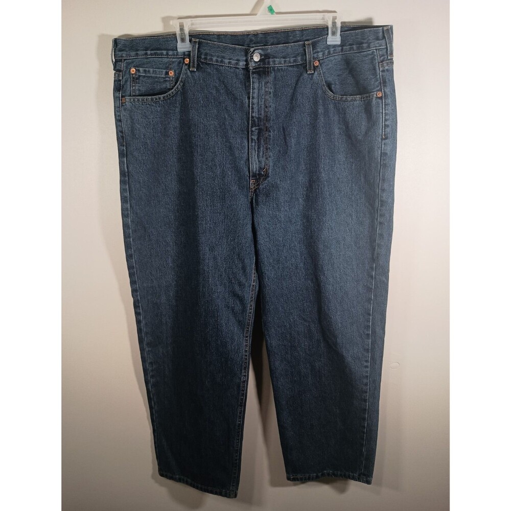Levi's Mens 550 Relaxed Fit Medium Wash Denim Cotton 5 Pocket Jeans Size 46 x 30